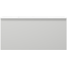 Mexen Orio bathroom cabinet 100 cm with Otis sink, 1 drawer, gray matte/white matte - 91A10-10047-1-BF62-W18M01