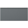 Mexen Orio 100 cm bathroom cabinet with Otis sink, 1 drawer, matte graphite/matte white - 91A10-10047-1-BF66-W18M01