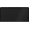 Mexen Orio bathroom cabinet 100 cm with Otis sink, 1 drawer, black matte - 91A10-10047-1-BF71-W18M71