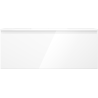 Mexen Orio bathroom cabinet 120 cm with Otis sink, 1 drawer, white gloss - 91A10-12047-1-BF00-W18M00