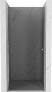 Mexen Pretoria 90 cm hinged shower door, graphite, chrome - 852-090-000-01-40