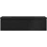 Mexen Orio bathroom cabinet 90 cm with Otis sink, 1 drawer, black matte - 91A10-09023-1-BF71-W18M71