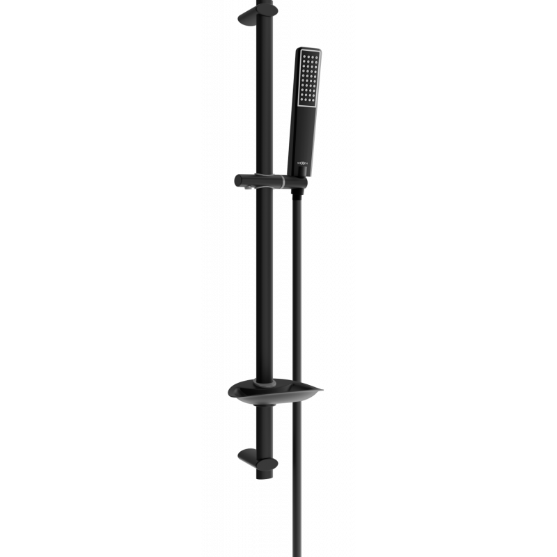 Mexen DB72 sliding shower set, Black - 785724584-70