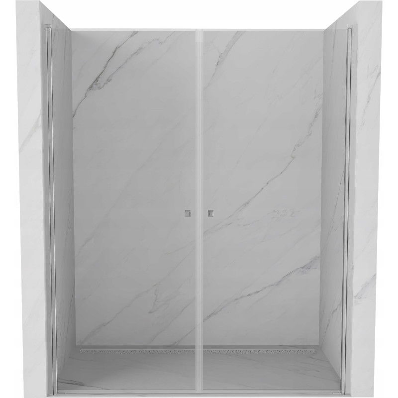 Mexen Pretoria Duo hinged shower door 160 cm, Transparent, Chrome - 852-160-000-02-00