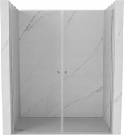 Mexen Pretoria Duo hinged shower door 160 cm, Transparent, Chrome - 852-160-000-02-00