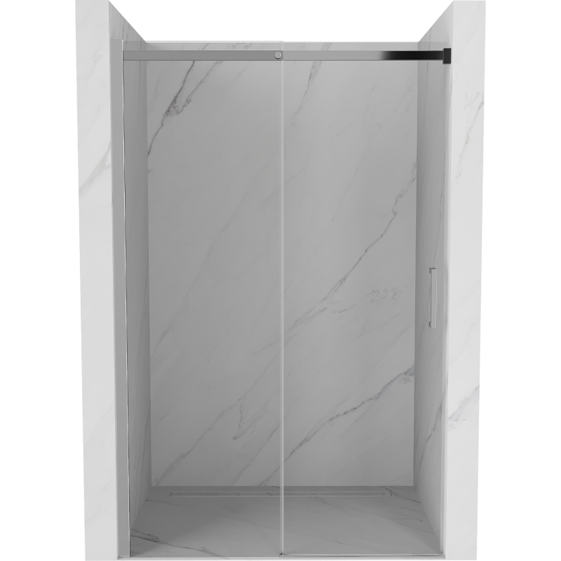 Mexen Omega sliding shower door 120 cm, Transparent, Chrome - 825-120-000-01-00