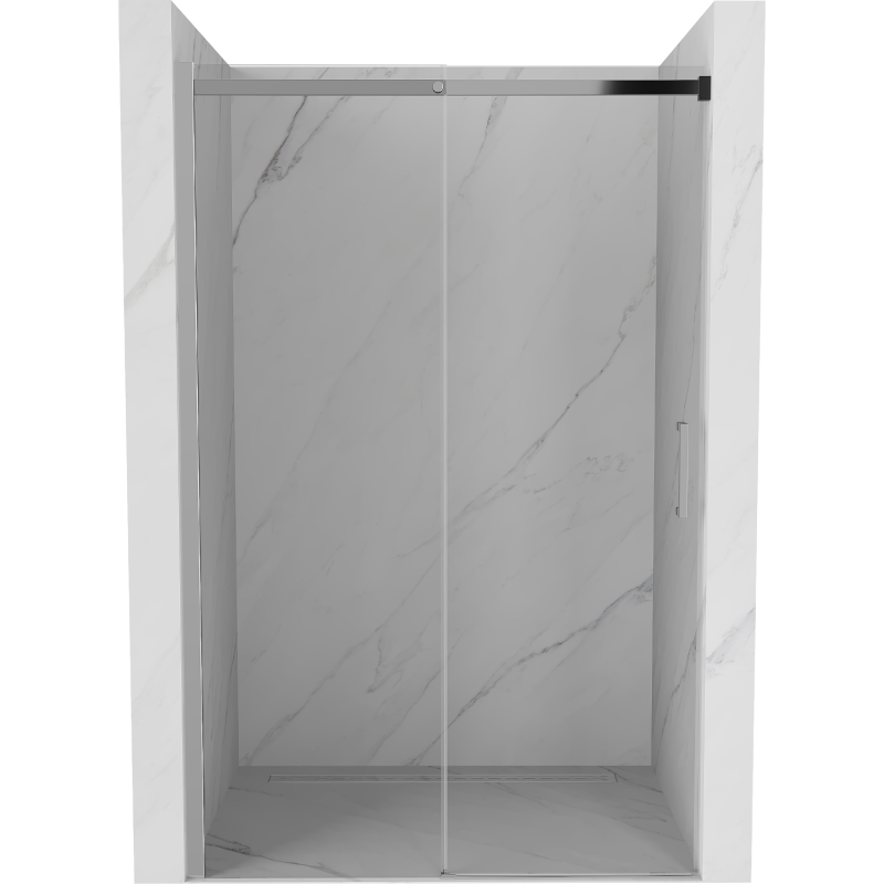 Mexen Omega sliding shower door 140 cm, Transparent, Chrome - 825-140-000-01-00