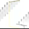Mexen Fox 2-panel Sliding Shower Screen 85 x 150 cm, Transparent, Brushed Gold - 891-085-002-55-00