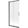 Mexen Fox 2-wing sliding bath screen 85 x 150 cm, transparent, brushed gun gray - 891-085-002-66-00
