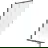Mexen Fox 2-wing Sliding Shower Screen 85 x 150 cm, Transparent, Brushed Gun Gray - 891-085-002-66-00