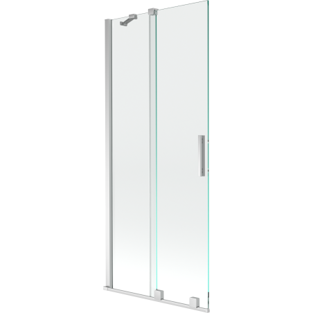 Mexen Velar 2-panel sliding bathtub screen 80 x 150 cm, transparent, chrome - 896-080-000-01-01