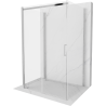 Mexen Omega three-wall shower cabin, sliding 120 x 80 cm, transparent, chrome - 825-120-080-01-00-3S