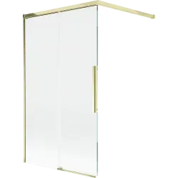 Mexen Rox 2-panel sliding shower screen 100 x 150 cm, transparent, gold - 8C9-100-003-50-00