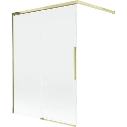 Mexen Rox 2-panel sliding bath screen 120 x 150 cm, transparent, gold - 8C9-120-003-50-00