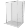 Mexen Omega-3S 3-wall shower cabin, sliding 140 x 100 cm, transparent, chrome - 825-140-100-01-00-3S