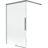 Mexen Rox Bath Screen 2-Panel Sliding 100 x 150 cm, Transparent, Gun Metal - 8C9-100-003-95-00