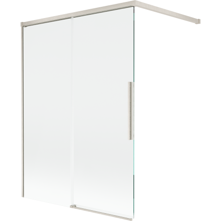 Mexen Rox 2-panel sliding bathtub screen 120 x 150 cm, transparent, brushed nickel - 8C9-120-003-97-00