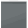 Mexen Orio 45 cm Bathroom Cabinet with Vela Sink, 1 Drawer, Matte Graphite/Matte White - 91A10-04547-1-BF66-W23M01