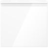 Mexen Orio bathroom cabinet 50 cm with Vela sink, 1 drawer, white gloss - 91A10-05047-1-BF00-W23M00