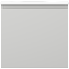 Mexen Orio bathroom cabinet 50 cm with Vela sink, 1 drawer, gray matte/white matte - 91A10-05047-1-BF62-W23M01