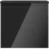 Mexen Orio 50 cm Bathroom Cabinet with Vela Sink, 1 Drawer, Black Gloss/Black Matte - 91A10-05047-1-BF70-W23M71