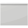 Mexen Orio bathroom cabinet 60 cm with Vela washbasin, 1 drawer, gray matte/white matte - 91A10-06047-1-BF62-W23M01
