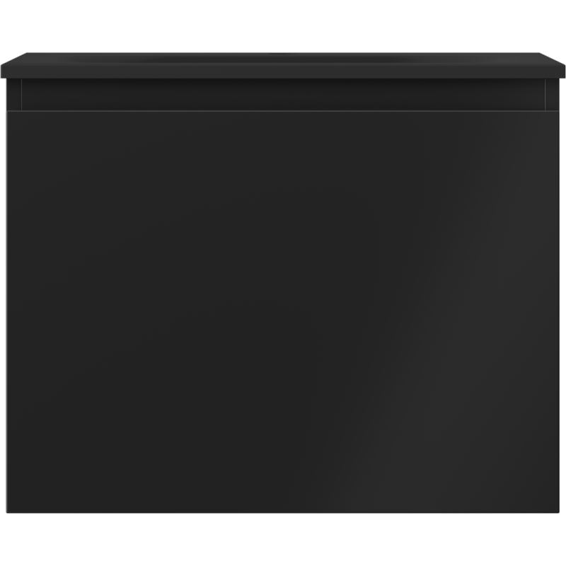 Mexen Orio bathroom cabinet 60 cm with Vela sink, 1 drawer, black matte - 91A10-06047-1-BF71-W23M71