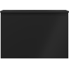 Mexen Orio bathroom cabinet 70 cm with Vela sink, 1 drawer, matte black - 91A10-07047-1-BF71-W23M71