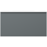 Mexen Orio bathroom cabinet 90 cm with Vela sink, 1 drawer, matte graphite/white matte - 91A10-09047-1-BF66-W23M01