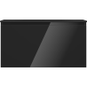 Mexen Orio bathroom cabinet 90 cm with Vela washbasin, 1 drawer, black gloss/black matte - 91A10-09047-1-BF70-W23M71