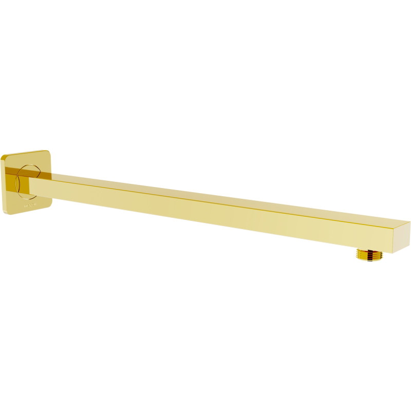 Mexen Cube 40 cm gold wall-mounted shower arm - 79112-50