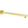 Mexen Cube 40 cm gold wall-mounted shower arm - 79112-50