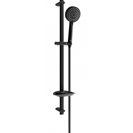Mexen DB75 black adjustable shower set - 785754584-70