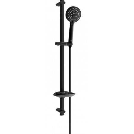 Mexen DB75 sliding shower set, Black - 785754584-70