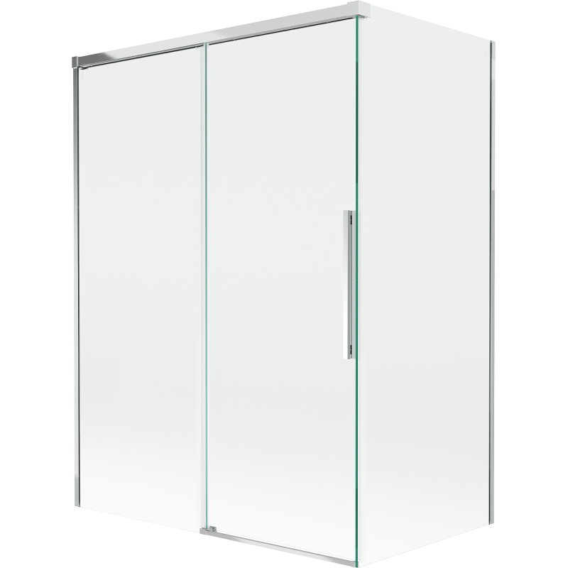 Mexen Rox 2-wing sliding shower screen 120 + 70 x 150 cm, transparent, chrome - 8C9-120-070-01-00