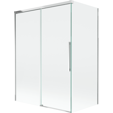 Mexen Rox 2-wing sliding shower screen 120 + 70 x 150 cm, transparent, chrome - 8C9-120-070-01-00