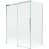 Mexen Rox 2-panel sliding bath screen 120 + 70 x 150 cm, transparent, chrome - 8C9-120-070-01-00