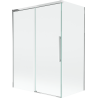 Mexen Rox 2-wing sliding shower screen 120 + 70 x 150 cm, transparent, chrome - 8C9-120-070-01-00