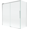 Mexen Rox Shower Screen 2-wing Sliding 150 + 70 x 150 cm, Transparent, Chrome - 8C9-150-070-01-00