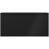 Mexen Orio bathroom cabinet 100 cm with Vela sink, 1 drawer, black matte - 91A10-10047-1-BF71-W23M71