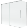 Mexen Rox shower screen 2-panel sliding 170 + 70 x 150 cm, transparent, chrome - 8C9-170-070-01-00