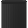 Mexen Rivel bathroom cabinet 45 cm with Otis sink, 1 drawer, fluted, black matte - 91A20-04547-1-BF71-W18M71