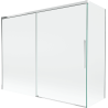 Mexen Rox shower screen 2-wing sliding 190 + 80 x 150 cm, transparent, chrome - 8C9-190-080-01-00