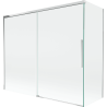 Mexen Rox 2-panel sliding shower screen 180 + 90 x 150 cm, transparent, chrome - 8C9-180-090-01-00