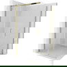 Mexen Omega extendable shower cubicle 100 x 100 cm, Transparent, Gold - 825-100-100-50-00