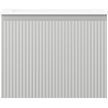 Mexen Rivel 60 cm Bathroom Cabinet with Otis Sink, 1 Drawer, Grooved, Matte Gray/Matte White - 91A20-06047-1-BF62-W18M01