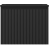 Mexen Rivel bathroom cabinet 60 cm with Otis sink, 1 drawer, grooved, black matte - 91A20-06047-1-BF71-W18M71