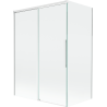 Mexen Rox 2-panel sliding shower screen 120 + 70 x 150 cm, transparent, white - 8C9-120-070-20-00