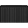 Mexen Rivel bathroom cabinet 80 cm with Otis sink, 1 drawer, fluted, black matt - 91A20-08047-1-BF71-W18M71