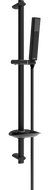 Mexen DB77 black sliding shower set - 785774584-70